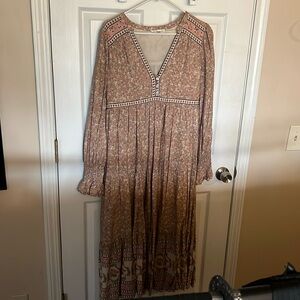 Midi floral dress size large